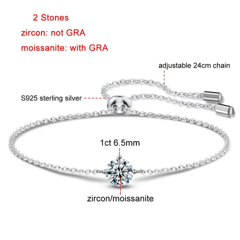 Carat Moissanite Bracelet