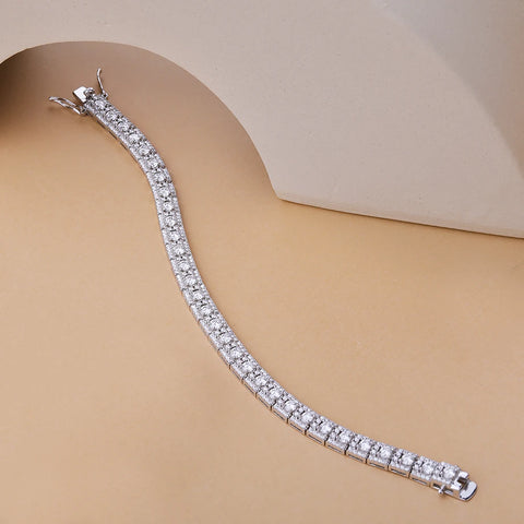 Luxury 3mm Moissanite Tennis Bracelet