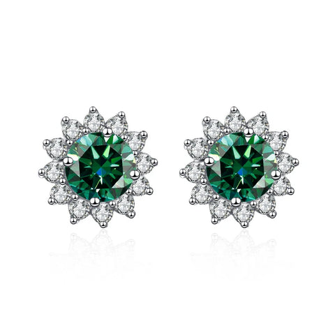 Butterflykiss 0.5 Carat D Color Moissanite Stud Earrings