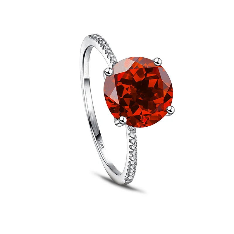 Gica Gema 3.0Ct  Real Solid 925 Sterling Silver Ring - BOLEVARD RING