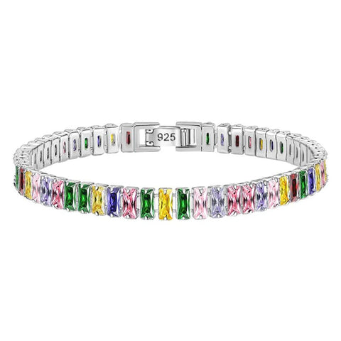 Real 3MM D VVS Moissanite Tennis Bracelet