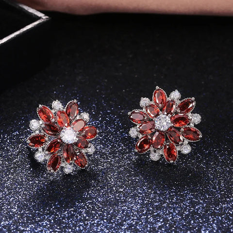 Cute Big AAAAA Bling Cubic Zirconia  Earrings