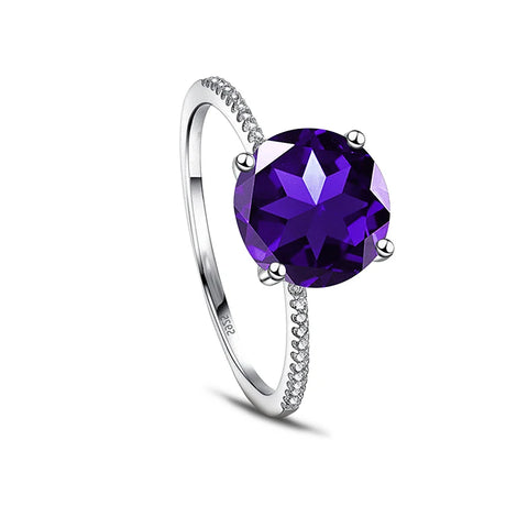 Gica Gema 3.0Ct  Real Solid 925 Sterling Silver Ring - BOLEVARD RING