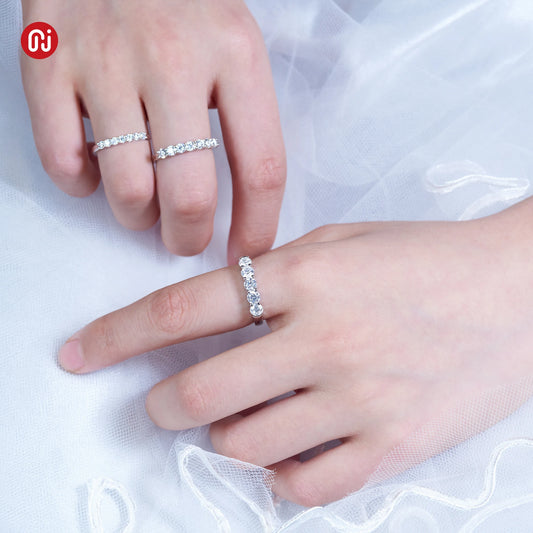 GIGAJEWE Moissanite 925 Silver Ring