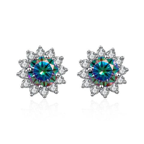 Butterflykiss 0.5 Carat D Color Moissanite Stud Earrings
