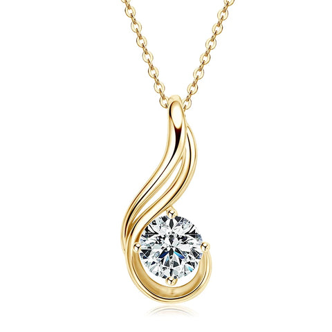 RAPRGOLD GRA Certified 2CT Solitaire Moissanite