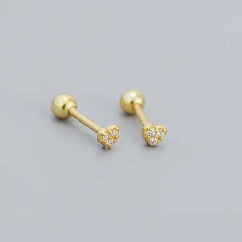New Fashion Heart Stud Earrings