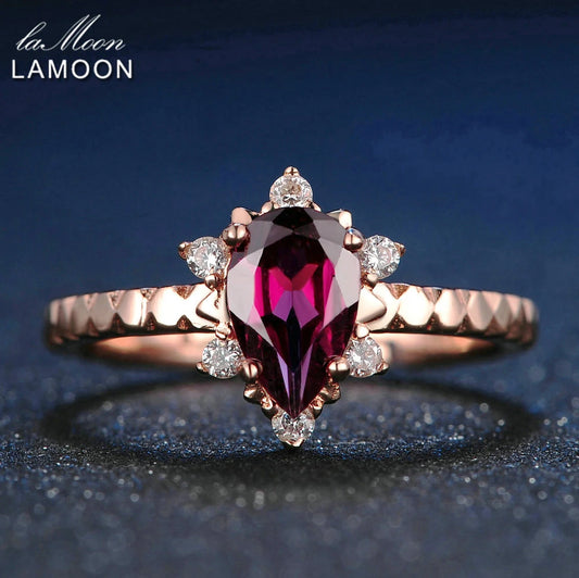 LAMOON 925 Sterling Silver Ring