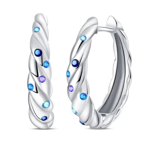 Women's 925 Sterling Silver Snowflake  Earrings