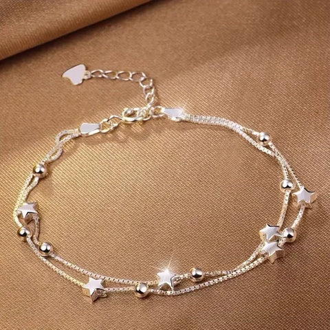Star Chain Tassel Bracelet
