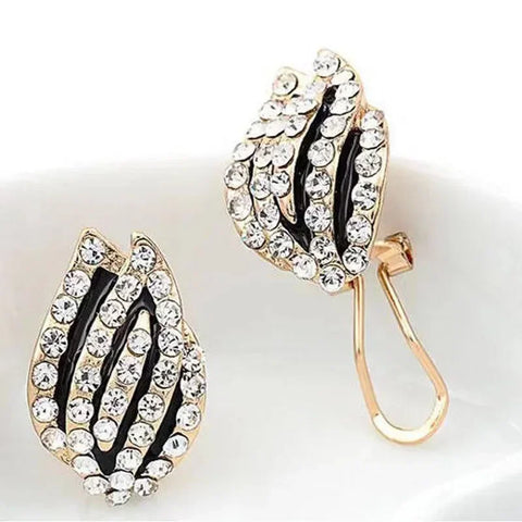 Charmsmic Women Black Rhinestone