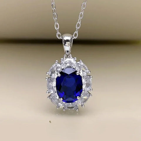 Red Treasure Pendant Necklace 925 Pure Silver Precision Edition High Maintenance Red Treasure Wedding Jewelry Wholesale