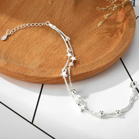 Double Layers Stars Beads Bracelets