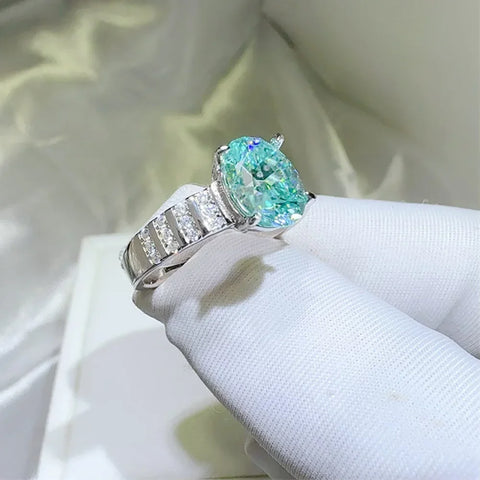 Serenity 2ct Oval cut Moissanite Rings