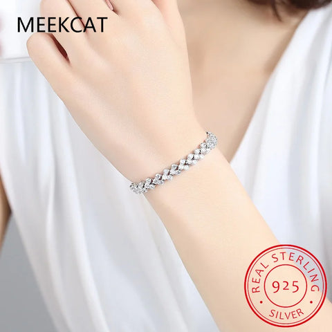 Lab Diamonds Simulated Moissanite Bracelets