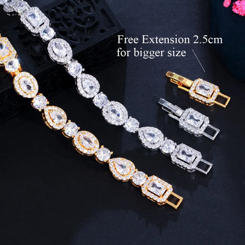 Three Graces Cubic Zirconia Bracelet