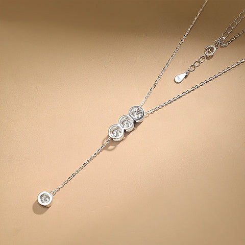 Houtros 3mm/5mm Full Moissanite Necklace