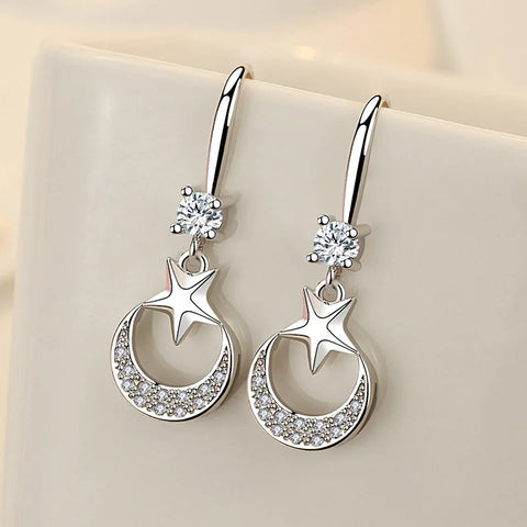 Earrings For Women 925 Sterling Silver Original Charm