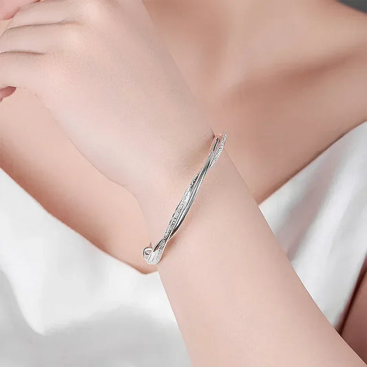Fashion Pretty Weave Bracelets Bangles