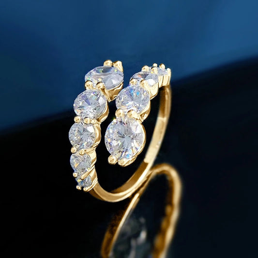 3.26cttw All Moissanite Rings