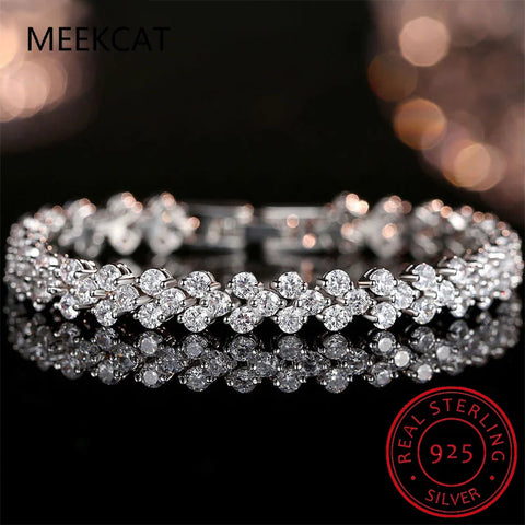 Lab Diamonds Simulated Moissanite Bracelets