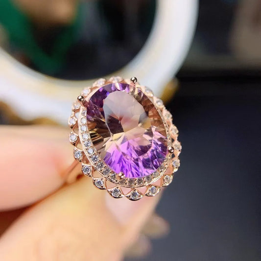 Natural Amethyst Ring