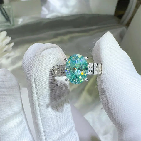 Serenity 2ct Oval cut Moissanite Rings