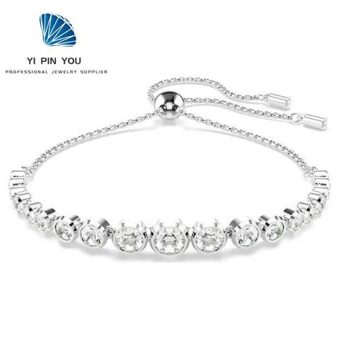 S925 pure silver high-quality inlaid zircon