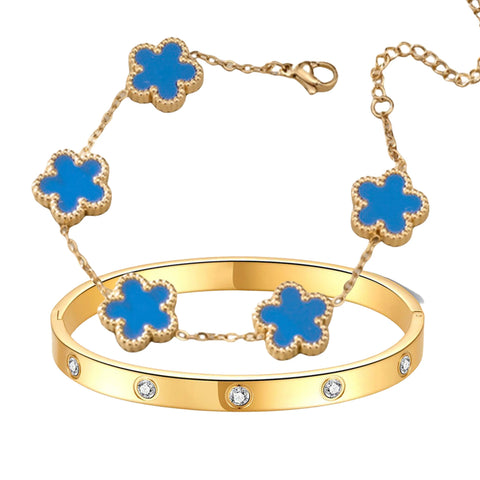 Stainless Steel Bracelet 316L Sparkle Jewelry