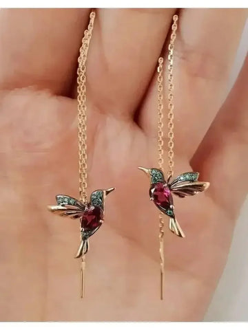 1 Pair New Fashion Little Bird