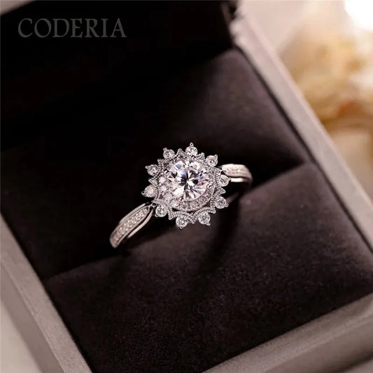 Real Pass Diamond Test 0.5 Carat Moissanite Ring