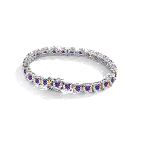5mm Original Gray Yellow Moissanite Tennis Bracelets