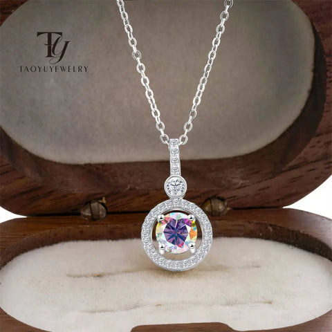 Luxury 1carat Moissanite Women's Necklace