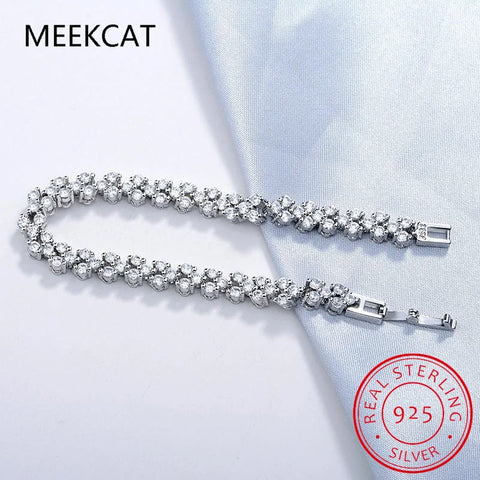 Lab Diamonds Simulated Moissanite Bracelets