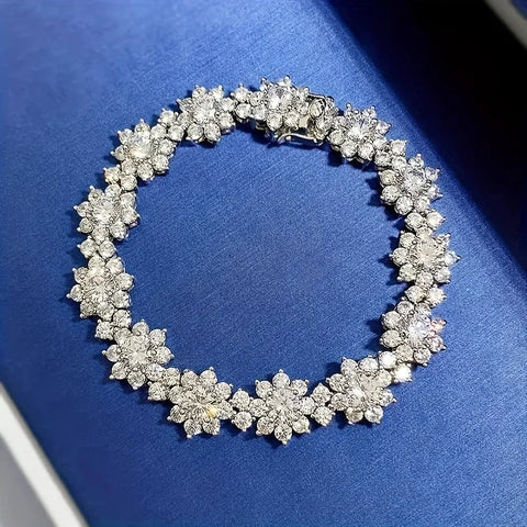 Metis D Color VVS1 Moissanite Bracelet