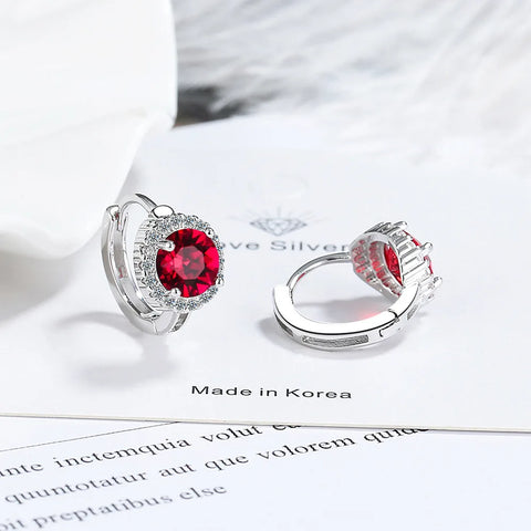 New 925 Sterling Silver Earrings AAA Zircon Earring