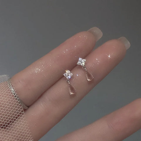 ANENJERY Butterfly Stud Earrings