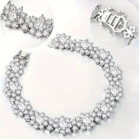 Metis D Color VVS1 Moissanite Bracelet