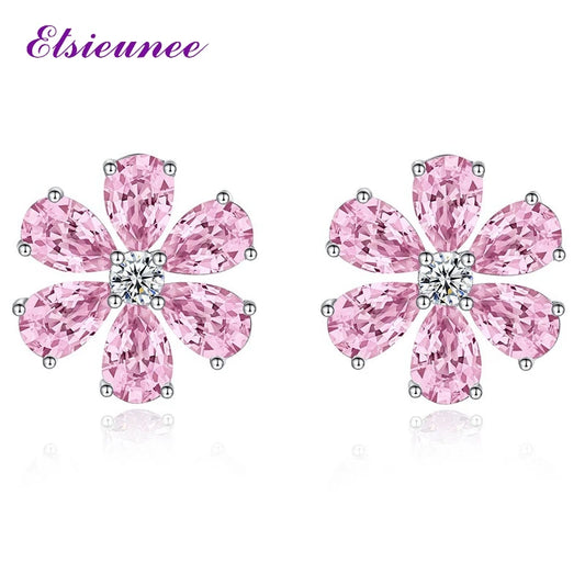 ELSIEUNEE Sparkling 925 Sterling Silver