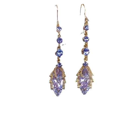 Elegant Long Tassel Maple Leaf Earrings