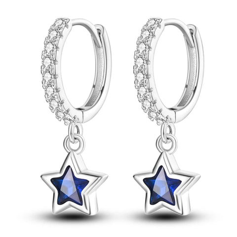 Women's 925 Sterling Silver Snowflake  Earrings