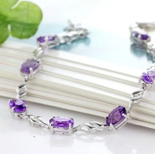 New Fashion Amethyst 925 Sterling Silver