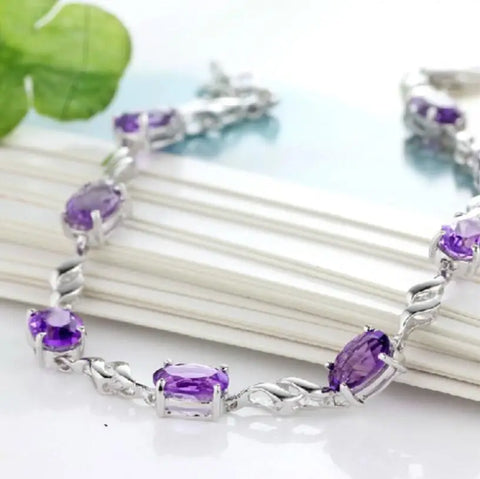 New Fashion Amethyst 925 Sterling Silver