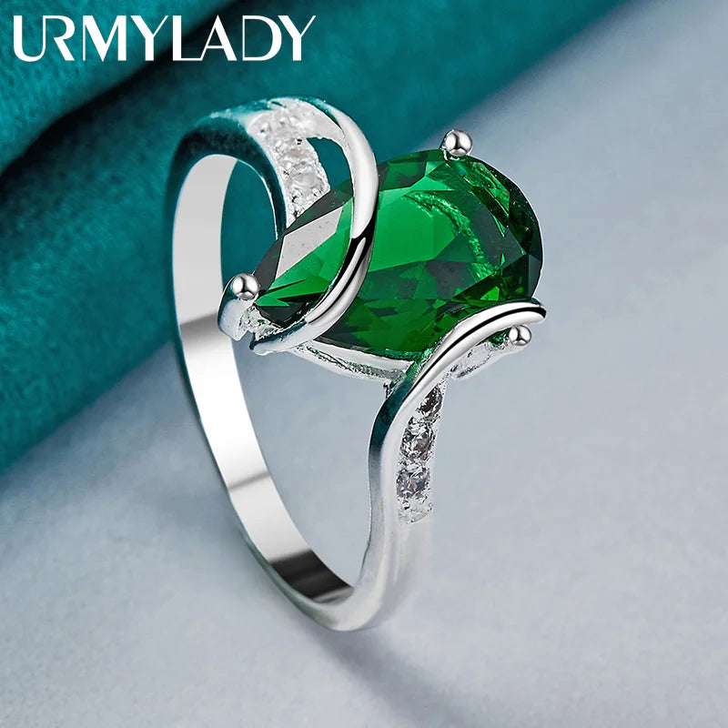 URMYLADY 925 Sterling Silver  Ring - BOLEVARD RING