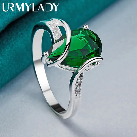 URMYLADY 925 Sterling Silver  Ring - BOLEVARD RING
