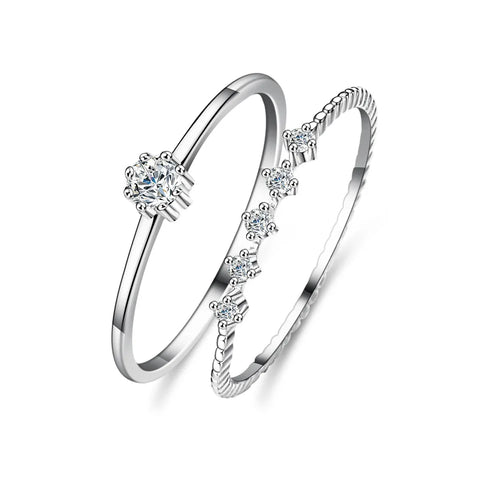 Moissanite 18K gold ring
