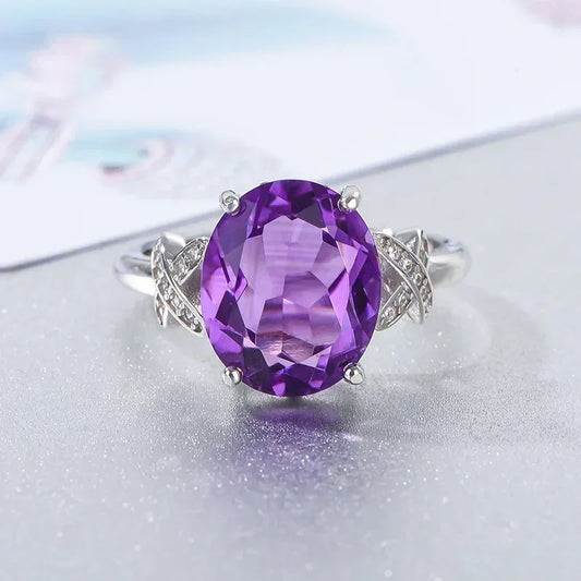 Natural Amethyst Ring