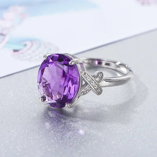 Natural Amethyst Ring