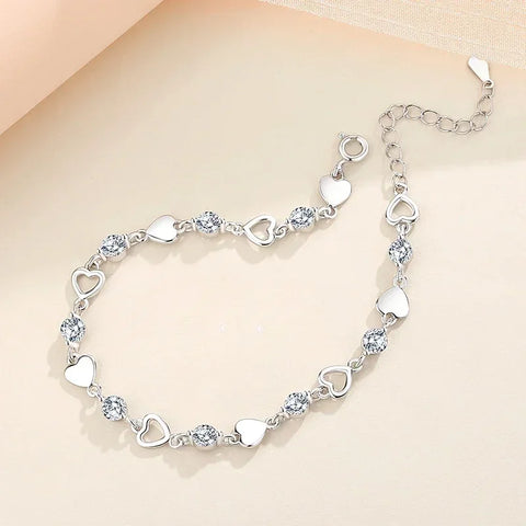 Fashion 925 Sterling Silver Pearl Bracelets