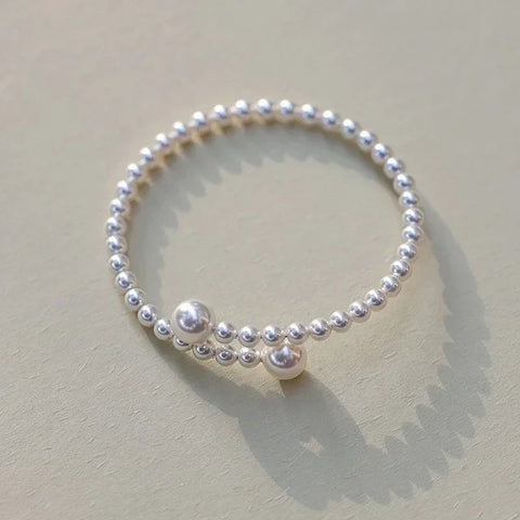 Imitation Pearl Stretchable Bracelet